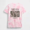 Oversize-T-Shirt für Kinder mit Nirvana-Motiv