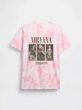 Oversize-T-Shirt für Kinder mit Nirvana-Motiv
