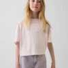 Oversize-T-Shirt für Kinder mit weitem Ausschnitt