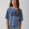 Oversize-T-Shirt für Kinder mit weitem Ausschnitt