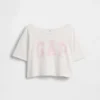 Oversize-T-Shirt für Kinder mit weitem Ausschnitt