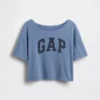 Oversize-T-Shirt für Kinder mit weitem Ausschnitt