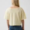 Oversize-T-Shirt für Kinder mit weitem Ausschnitt