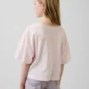 Oversize-T-Shirt für Kinder mit weitem Ausschnitt
