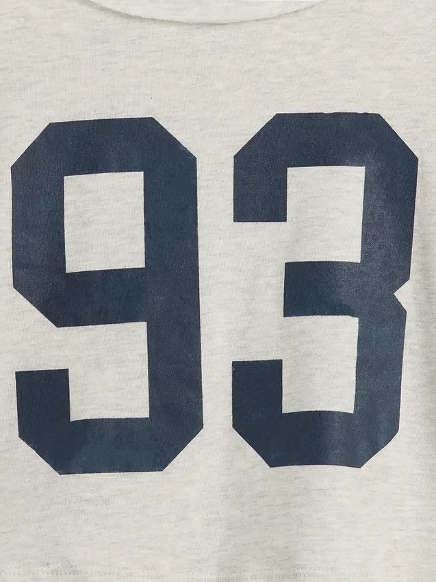 Oversize-T-Shirt für Kinder mit weitem Ausschnitt