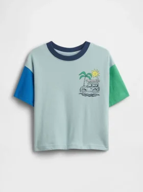 Oversize-T-Shirt mit Grafikprint für Baby & Kleinkind