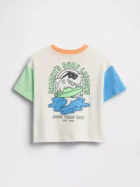Oversize-T-Shirt mit Grafikprint für Baby & Kleinkind