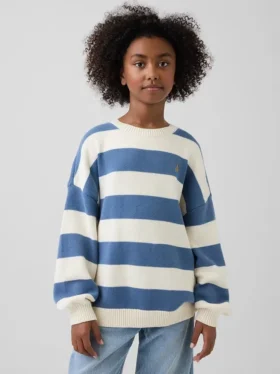 Oversize-Tunika-Pullover für Kinder