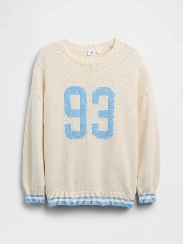 Oversize-Tunika-Pullover für Kinder