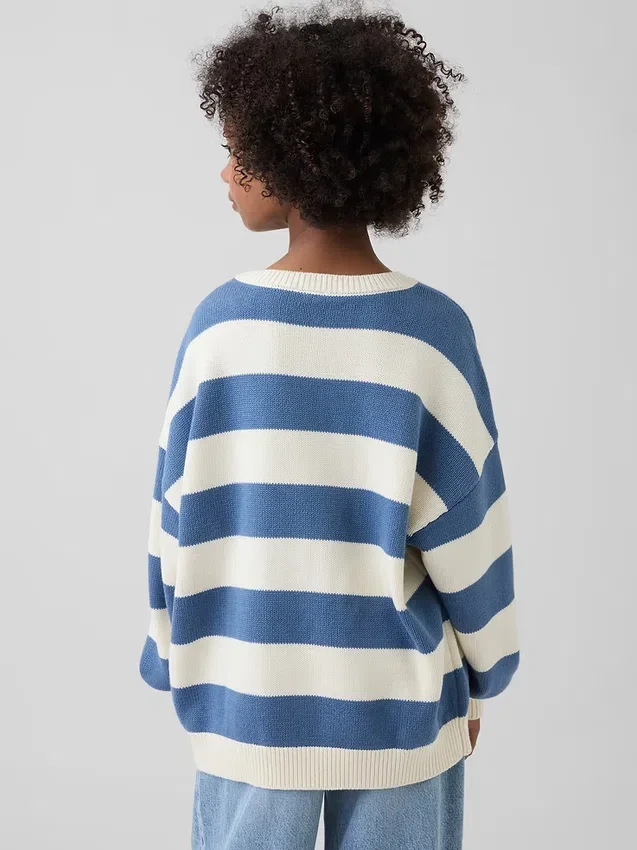 Oversize-Tunika-Pullover für Kinder