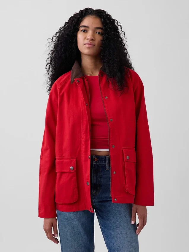 Oversized-Arbeitsjacke