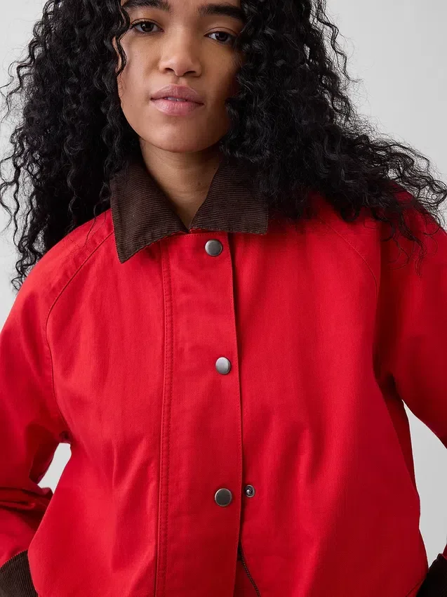Oversized-Arbeitsjacke