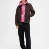 Oversized-Crop-Hoodie mit Reißverschluss für Erwachsene