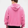 Oversized-Crop-Hoodie mit Reißverschluss für Erwachsene