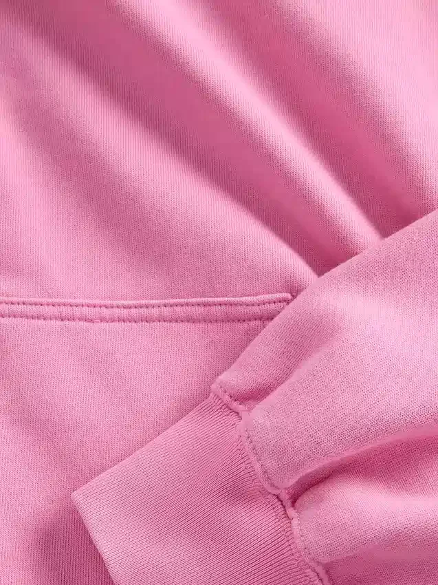 Oversized-Crop-Hoodie mit Reißverschluss für Erwachsene
