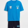 Oversized-Fußball-Shorts-Set für Kinder aus recyceltem Material