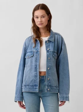 Oversized Icon-Jeansjacke