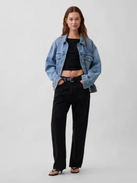Oversized Icon-Jeansjacke