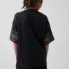 Oversized-Jersey-T-Shirt für Kinder mit Grafikprint aus Mesh