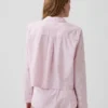 Oversized-Pyjama-Hemd aus Popeline