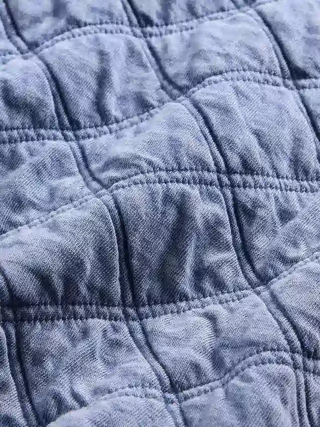 Oversized-Steppjacke mit Reißverschluss für Kinder