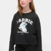 Oversized-T-Shirt für Kinder mit Barbie-Motiv