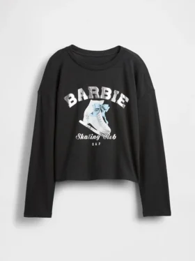 Oversized-T-Shirt für Kinder mit Barbie-Motiv