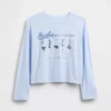 Oversized-T-Shirt für Kinder mit Barbie-Motiv