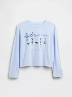 Oversized-T-Shirt für Kinder mit Barbie-Motiv