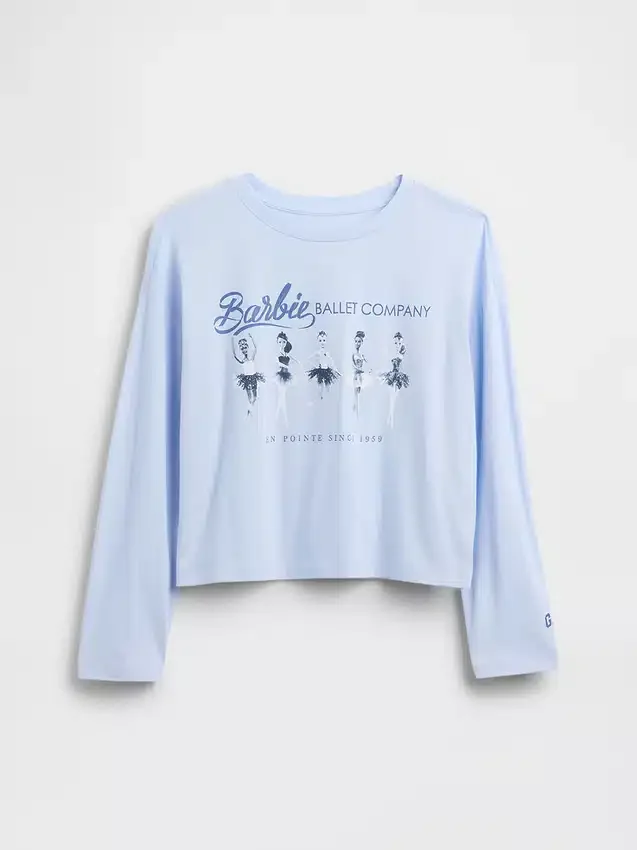 Oversized-T-Shirt für Kinder mit Barbie-Motiv