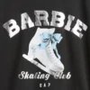 Oversized-T-Shirt für Kinder mit Barbie-Motiv