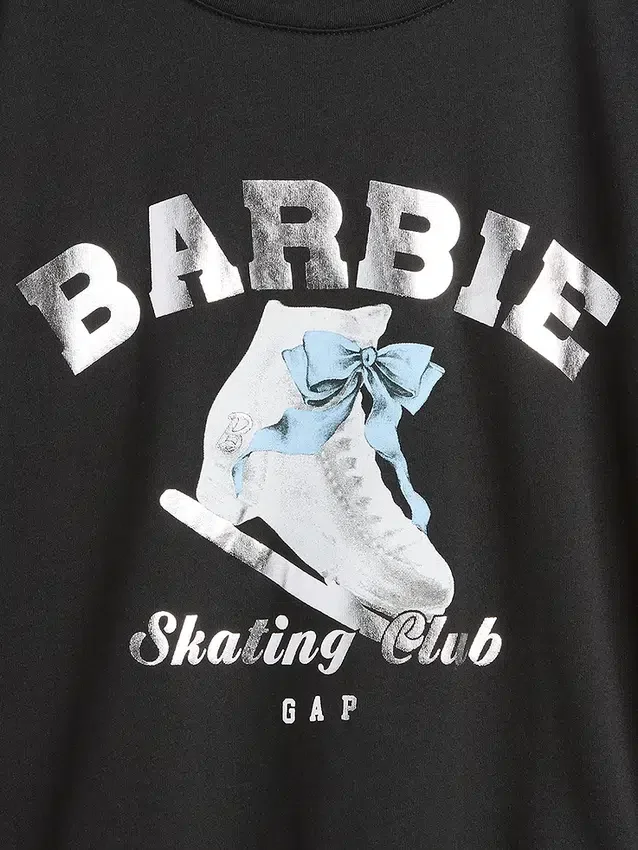 Oversized-T-Shirt für Kinder mit Barbie-Motiv