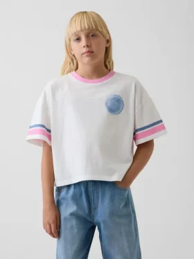 Oversized-T-Shirt für Kinder mit grafischem Print