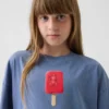 Oversized-T-Shirt für Kinder mit grafischem Print