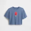 Oversized-T-Shirt für Kinder mit grafischem Print