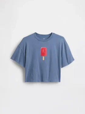 Oversized-T-Shirt für Kinder mit grafischem Print