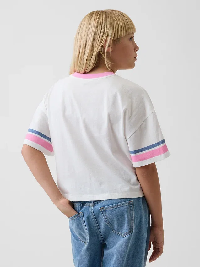 Oversized-T-Shirt für Kinder mit grafischem Print