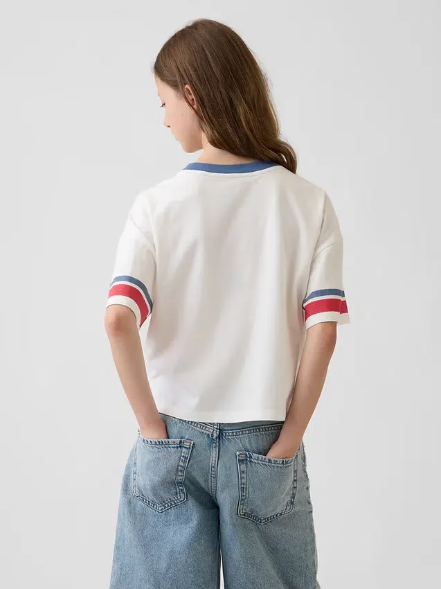 Oversized-T-Shirt für Kinder mit grafischem Print