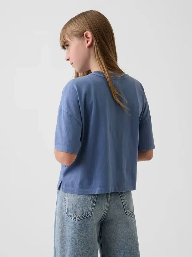 Oversized-T-Shirt für Kinder mit grafischem Print