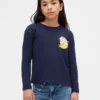 Oversized-T-Shirt mit Grafik für Kinder