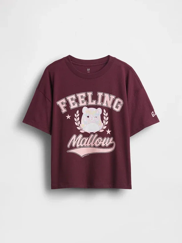 Oversized-T-Shirt mit Grafik für Kinder