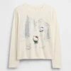 Oversized-T-Shirt mit Grafik für Kinder