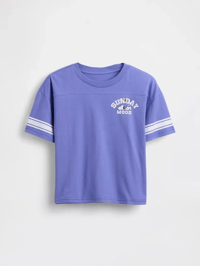 Oversized-T-Shirt mit Grafik für Kinder