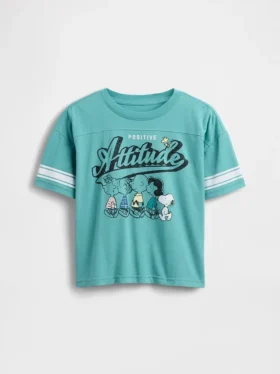 Oversized-T-Shirt mit Grafik für Kinder