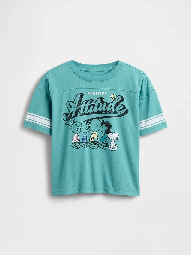 Oversized-T-Shirt mit Grafik für Kinder