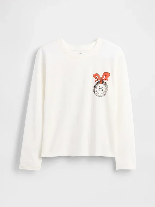 Oversized-T-Shirt mit Grafik für Kinder