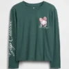 Oversized-T-Shirt mit Grafik für Kinder