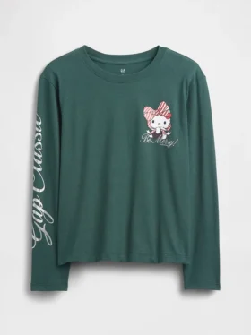 Oversized-T-Shirt mit Grafik für Kinder