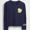 Oversized-T-Shirt mit Grafik für Kinder