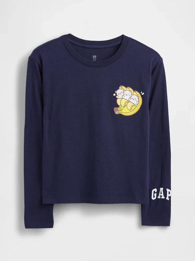 Oversized-T-Shirt mit Grafik für Kinder